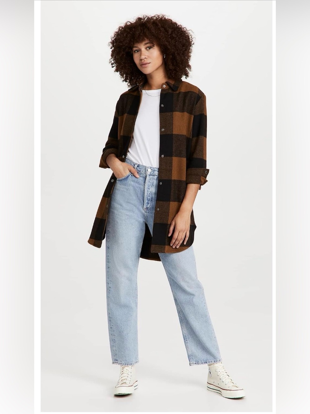 Steve Madden Eldridge Buffalo Plaid Coat